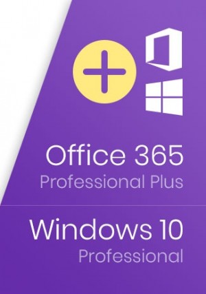 Windows 10 Pro Key + Office 365 Account - Package