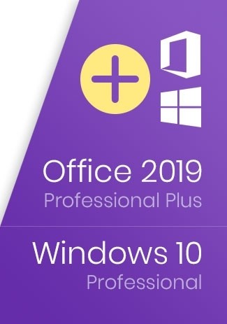 Microsoft Windows 10 Pro Key + Office 2019 Professional Plus - Package
