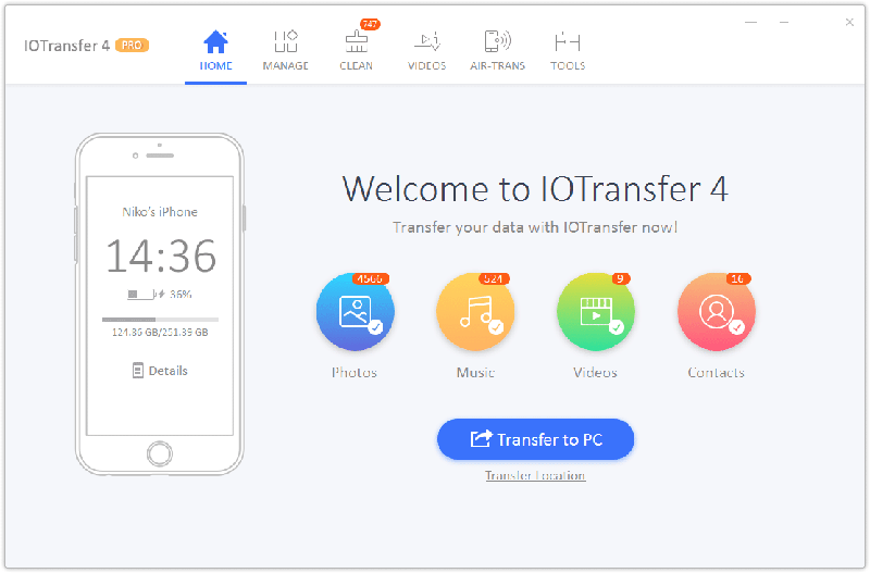 Buy iObit IOTransfer 4 for iPhone/iPad key